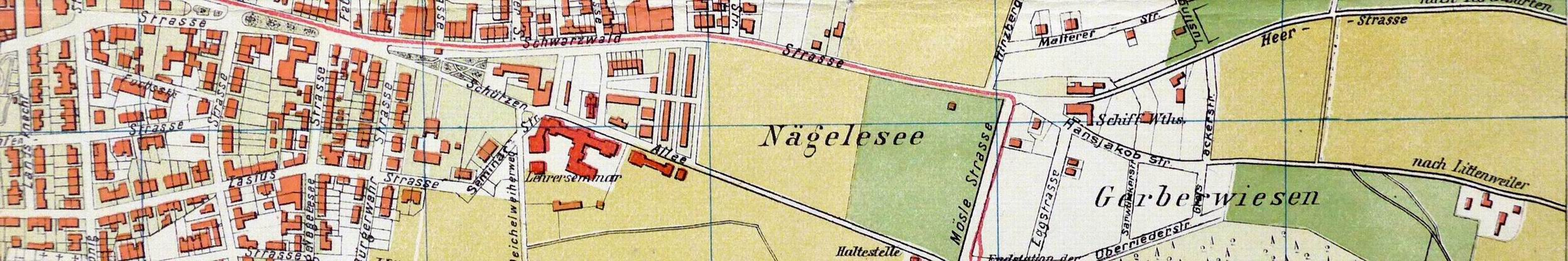 Stadtplan von 1915